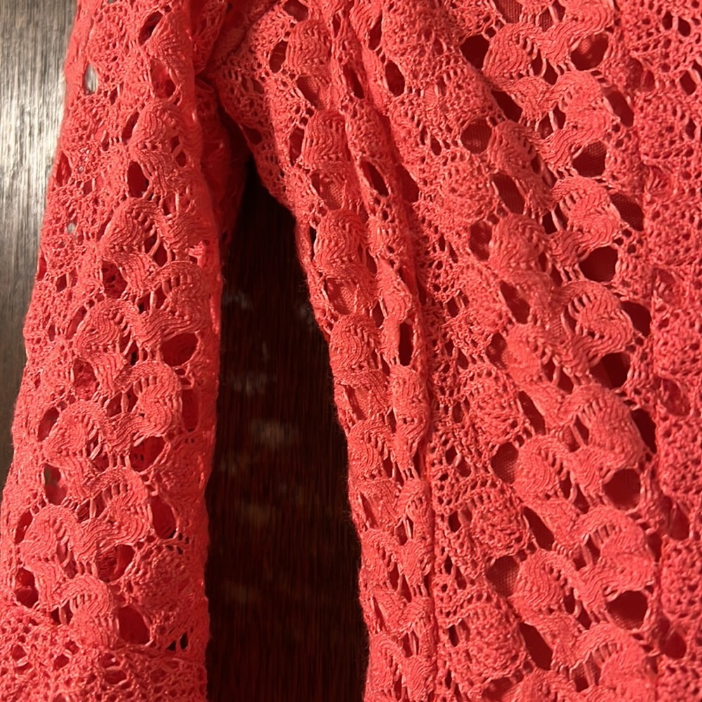 Hot pink/salmon summer dress FREE SHIPPING